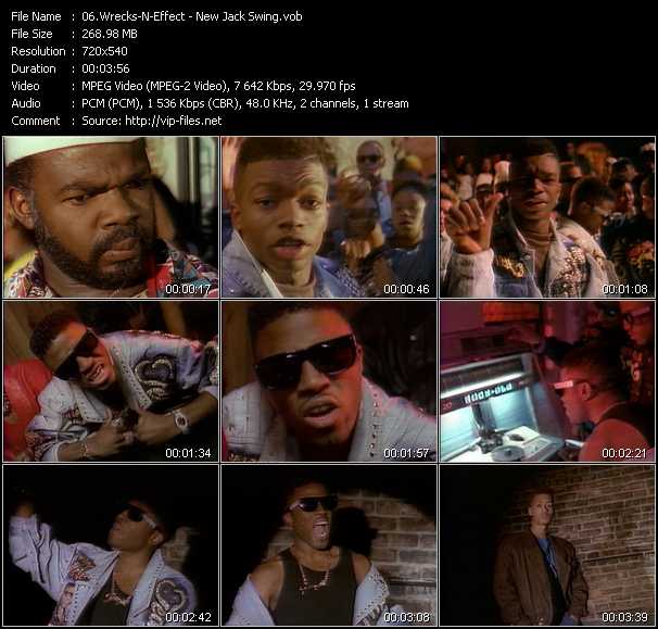 Wrecks-N-Effect (Wreckx-N-Effect) video ”New Jack Swing” from dvd ”Wolfram Video 0668 Hot Video B. February 1990”