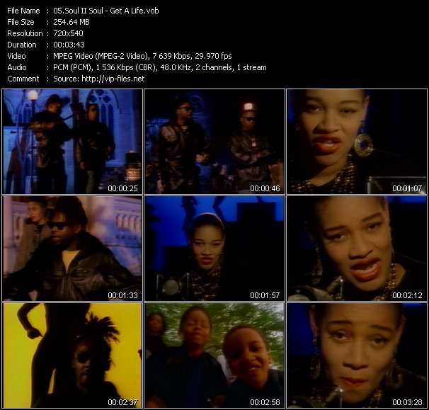 Soul II Soul video ”Get A Life” from dvd ”Wolfram Video 0698 Hot Video A. May 1990”