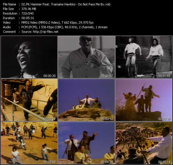 Mc Hammer Feat. Tramaine Hawkins video ”Do Not Pass Me By” from dvd ”Wolfram Video 0954 Hot Video B. March 1992”