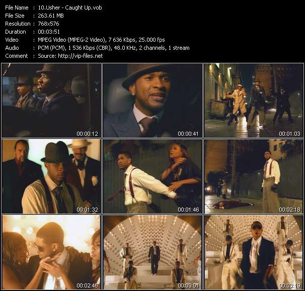 Usher video ”Caught Up” from dvd ”MixMash Italiano March 2005”