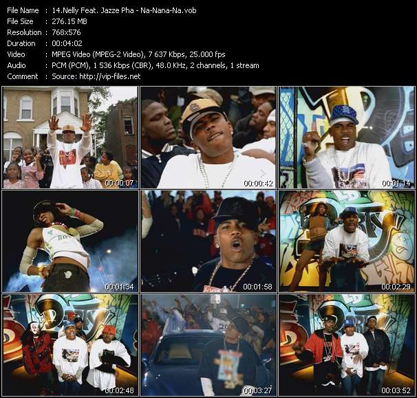 Nelly Feat. Jazze Pha video ”Na-NaNa-Na” from dvd ”MixMash Italiano April 2005”