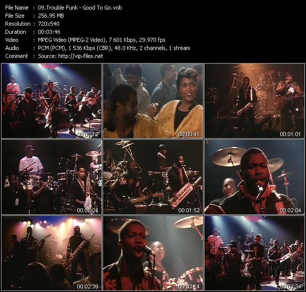 Trouble Funk video ”Good To Go” from dvd ”Rock America September 1986”