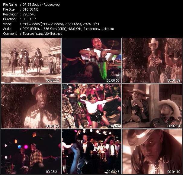 95 South video ”Rodeo” from dvd ”Rock America Dance April 1995”