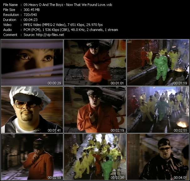 Heavy D And The Boyz video ”Now That We Found Love” from dvd ”Telegenics Number 101D. Dance Plus. August 1991”