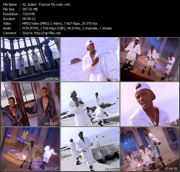 Jodeci video ”Forever My Lady” from dvd ”Telegenics Number 103B. Urban. October 1991”