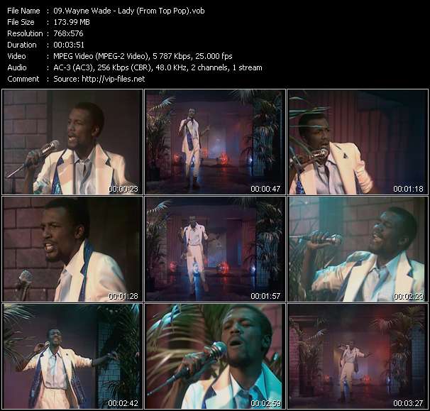 Wayne Wade video ”Lady (From Top Pop)” from dvd ”Top Pop Classics Vol.22”