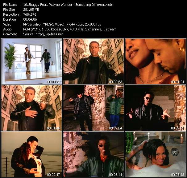 Shaggy Feat. Wayne Wonder video ”Something Different” from dvd ”The Video Pool UK April 1996”