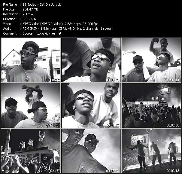 Jodeci video ”Get On Up” from dvd ”The Video Pool UK June 1996”