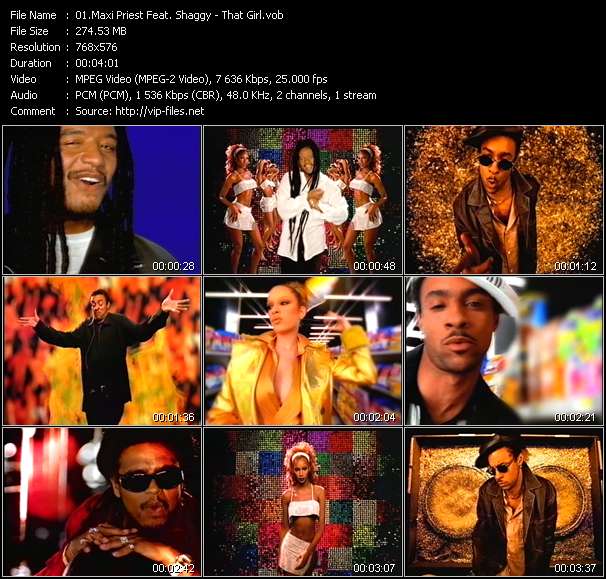 Maxi Priest Feat. Shaggy video ”That Girl” from dvd ”The Video Pool UK July 1996”