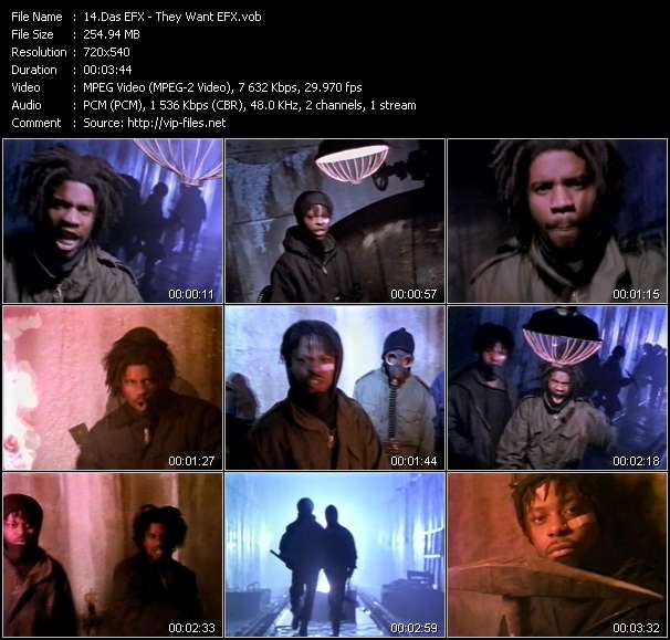 Das EFX video ”They Want EFX” from dvd ”Wolfram Video 0993 Hot Video B. June 1992”