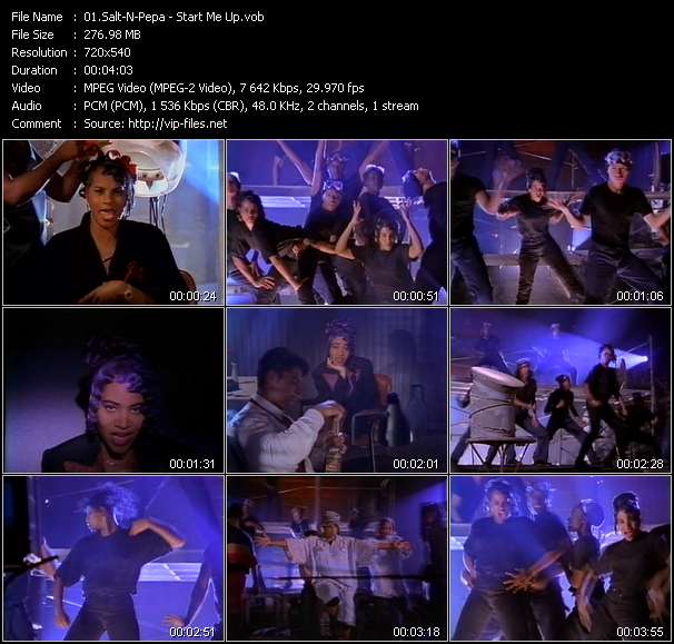 Salt-N-Pepa video ”Start Me Up” from dvd ”Wolfram Video 1033 Hot Video B. October 1992”