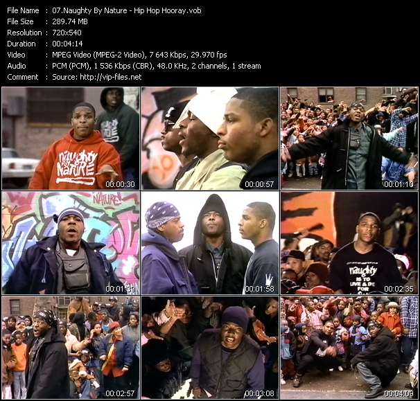 Naughty By Nature video ”Hip Hop Hooray” from dvd ”Wolfram Video 1073 Hot Video B. February 1993”