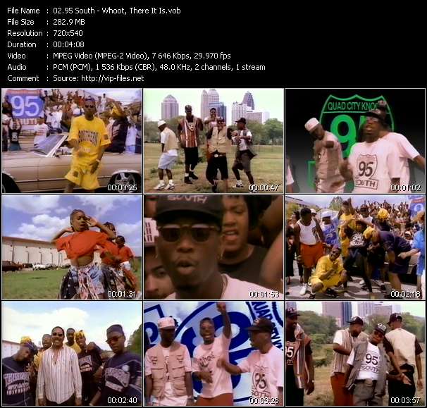 95 South video ”Whoot, There It Is” from dvd ”Wolfram Video 1123 Hot Video B. June 1993”