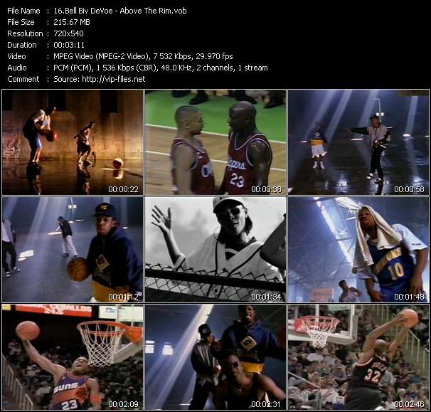 Bell Biv DeVoe video ”Above The Rim” from dvd ”Wolfram Video 1132 Hot Video A. July 1993”