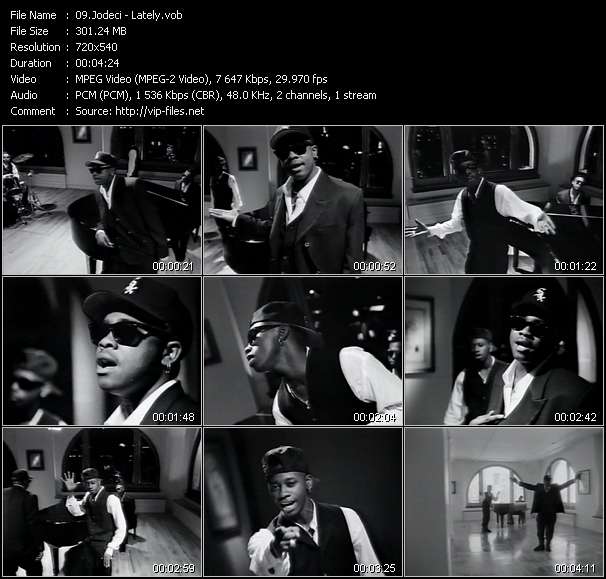 Jodeci video ”Lately” from dvd ”Wolfram Video 1142 Hot Video A. August 1993”