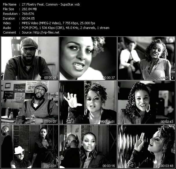 Floetry Feat. Common video ”SupaStar” from dvd ”MixMash Dance November 2005”