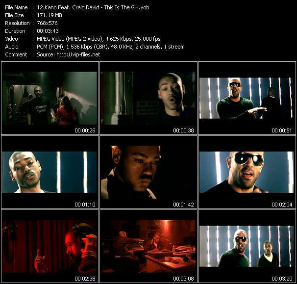 Kano Feat. Craig David video ”This Is The Girl” from dvd ”MixMash Espanol September 2007”