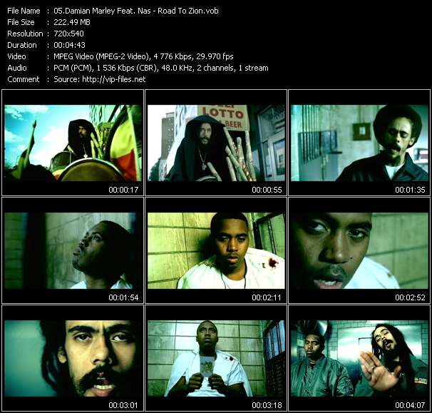 Damian Marley Feat. Nas video ”Road To Zion” from dvd ”Island Sounds Vol.2”