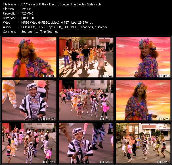 Marcia Griffiths video ”Electric Boogie (The Electric Slide)” from dvd ”Island Sounds Vol.2”