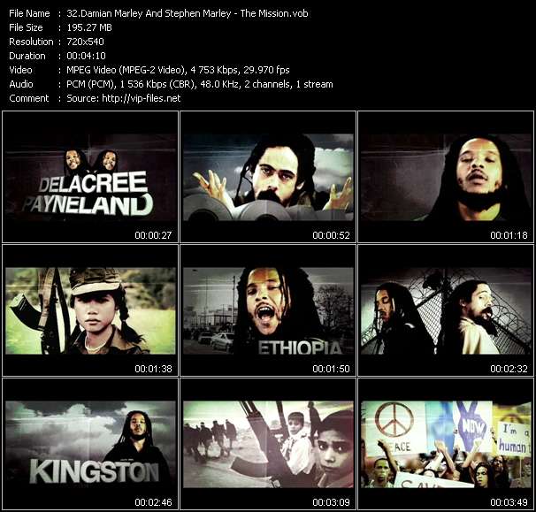 Damian Marley And Stephen Marley video ”The Mission” from dvd ”Island Sounds Vol.2”