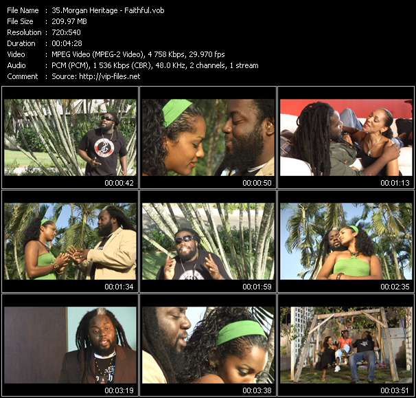 Morgan Heritage video ”Faithful” from dvd ”Island Sounds Vol.2”