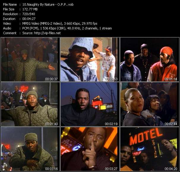 Naughty By Nature video ”O.P.P.” from dvd ”All Time Party Classics Vol.1”