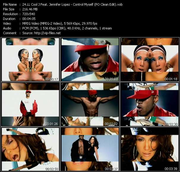 LL Cool J Feat. Jennifer Lopez video ”Control Myself (PO Clean Edit)” from dvd ”Hot Video April 2006”