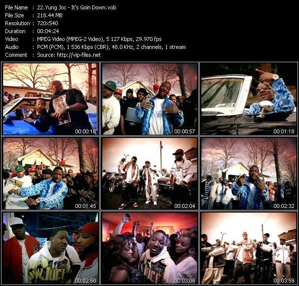 Yung Joc video ”It's Goin Down” from dvd ”Hot Video June 2006”