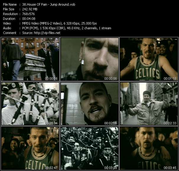 House Of Pain video ”Jump Around” from dvd ”UK Chart Video February 2002”