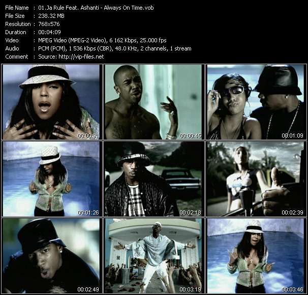 Ja Rule Feat. Ashanti video ”Always On Time” from dvd ”UK Chart Video March 2002”