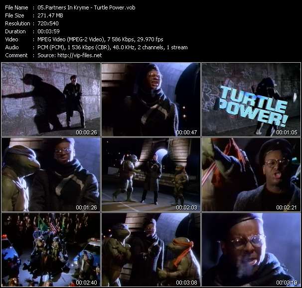 Partners In Kryme video ”Turtle Power” from dvd ”Rock America Dance June 1990”