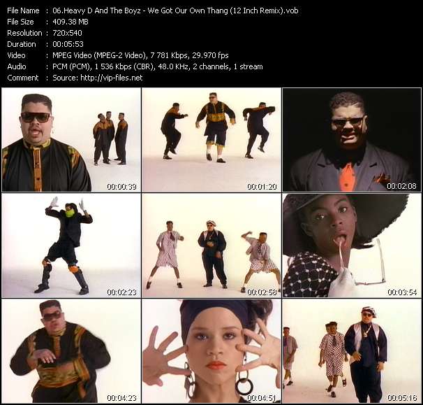 Heavy D And The Boyz video ”We Got Our Own Thang (12 Inch Remix)” from dvd ”Rock America Dance August 1989”