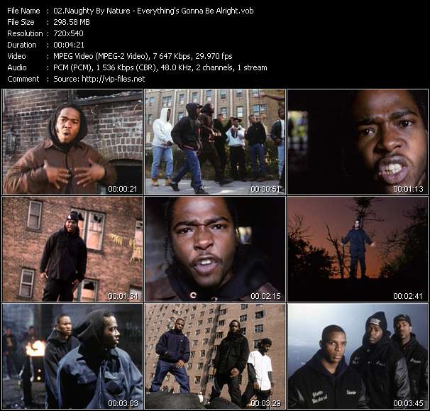 Naughty By Nature video ”Everything's Gonna Be Alright” from dvd ”Rock America Urban January 1992”