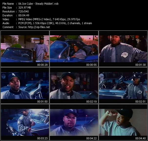 Ice Cube video ”Steady Mobbin'” from dvd ”Rock America Urban February 1992”