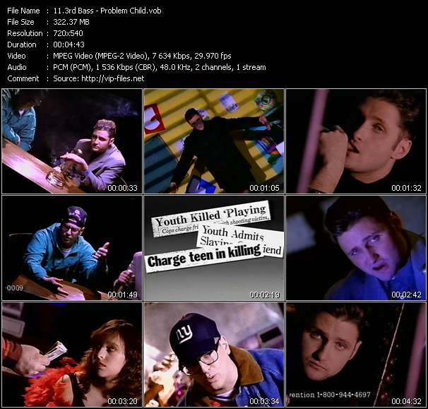 3rd Bass video ”Problem Child” from dvd ”Rock America Urban February 1992”