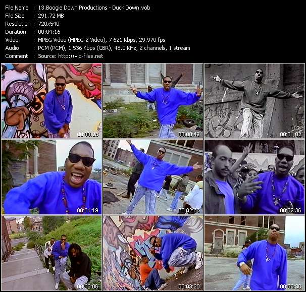 Boogie Down Productions video ”Duck Down” from dvd ”Rock America Urban February 1992”