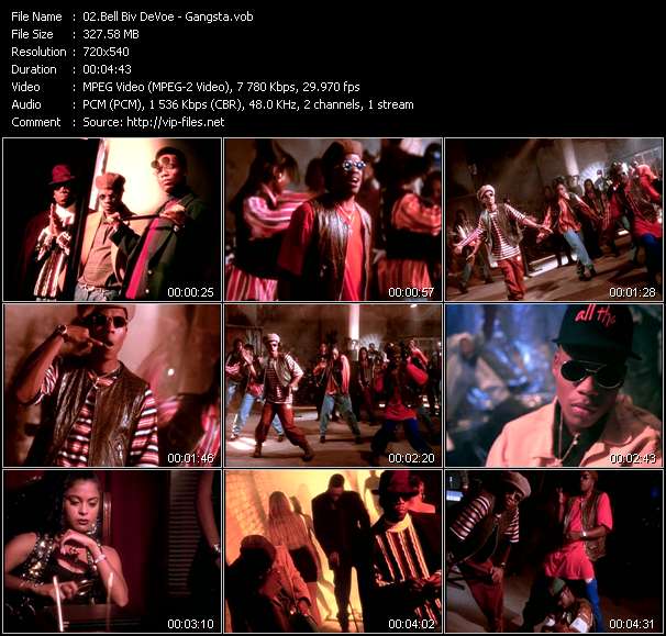 Bell Biv DeVoe video ”Gangsta” from dvd ”Rock America Urban February 1993”