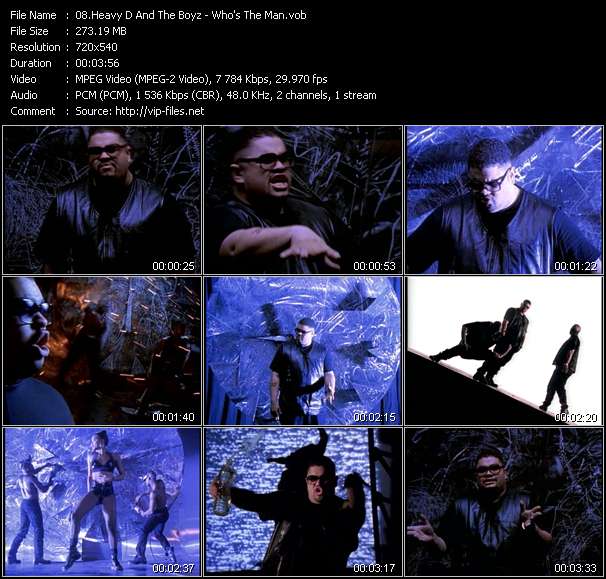 Heavy D And The Boyz video ”Who's The Man?” from dvd ”Rock America Urban February 1993”