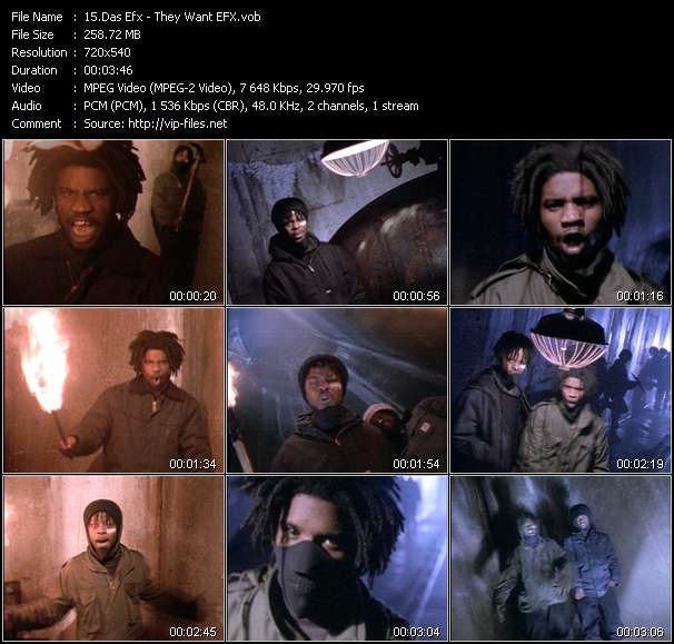 Das EFX video ”They Want EFX” from dvd ”Rock America Urban March 1992”