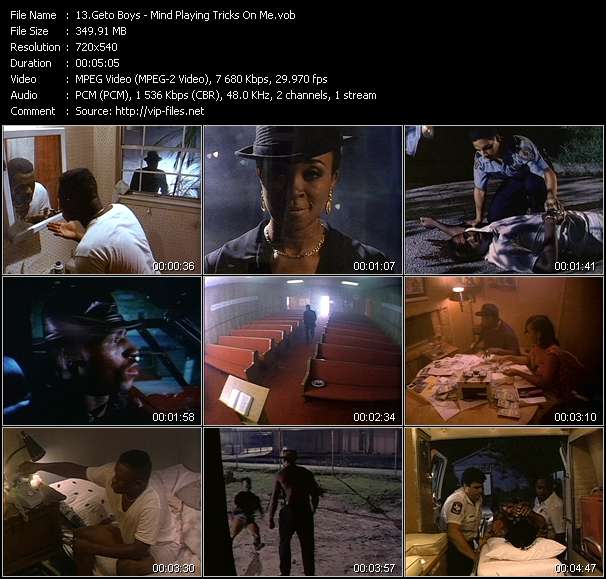 Geto Boys video ”Mind Playing Tricks On Me” from dvd ”Rock America Urban April 1992”