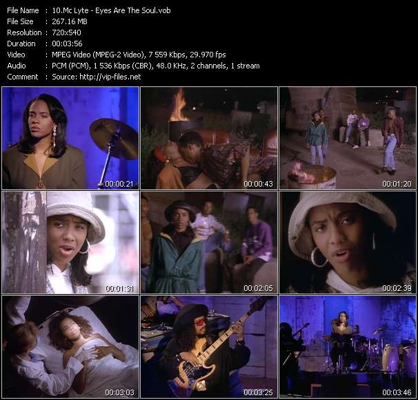 Mc Lyte video ”Eyes Are The Soul” from dvd ”Rock America Urban May 1992”