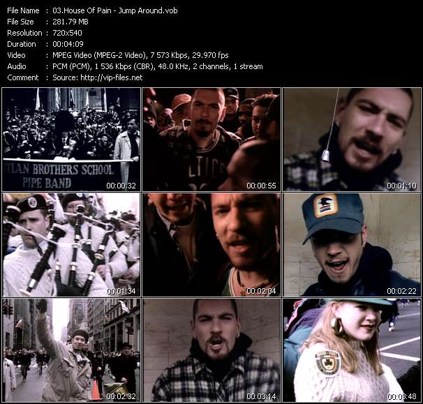 House Of Pain video ”Jump Around” from dvd ”Rock America Urban June 1992”