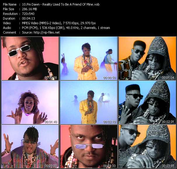 Pm Dawn video ”Reality Used To Be A Friend Of Mine” from dvd ”Rock America Urban June 1992”