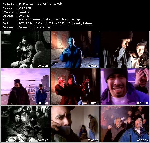 Beatnuts video ”Reign Of The Tec” from dvd ”Rock America Urban June 1993”