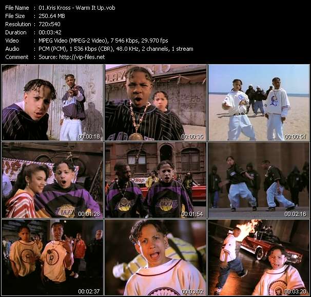 Kris Kross video ”Warm It Up” from dvd ”Rock America Urban July 1992”