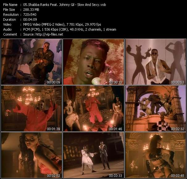 Shabba Ranks Feat. Johnny Gil video ”Slow And Sexy” from dvd ”Rock America Urban November 1992”