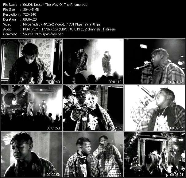 Kris Kross video ”The Way Of The Rhyme” from dvd ”Rock America Urban December 1992”