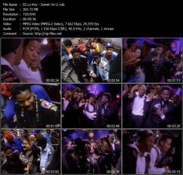 Lo-Key? video ”Sweet On U” from dvd ”Telegenics Number 121B. Urban. April 1993”