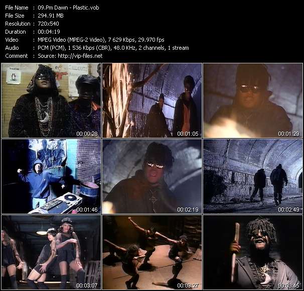 Pm Dawn video ”Plastic” from dvd ”Telegenics Number 121B. Urban. April 1993”