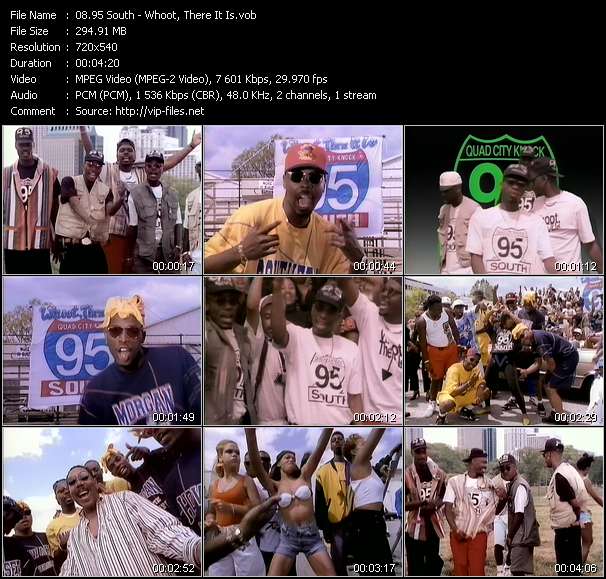 95 South video ”Whoot, There It Is” from dvd ”Telegenics Number 124B. Urban. July 1993”